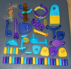 marbleworks 120 piece part lot 3875 3870 3816 3815 starter set crank discovery marble works