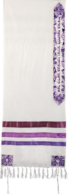 4 Purple-2 Jerusalem Four Black-2 Messianic New Covenant Prayer Shawls Tallits 72x22 in Matching Bags