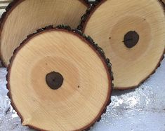 Set Of 15 12 Inch Wood Slices Slabs Centerpieces 10 Inch Wood Slices Slabs Wedding Decor Rustic