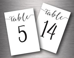 table numbers free printable pdf template easy to edit and print