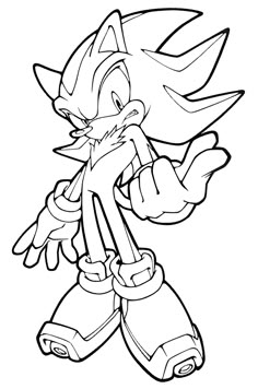 Free Printable Sonic The Hedgehog Coloring Pages For Kids Kids and