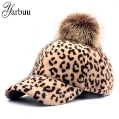 Winter Women Pompom Baseball Cap Casual Adjustable Hats Caps Drop Shipping Accepted