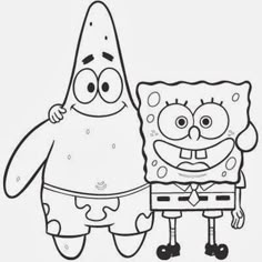 free printable spongebob squarepants coloring pages for kids in 2018