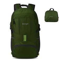 Medium Compact School Laptop Rucksack AIRSSON Waterproof 40L Foldable Hiking Lightweight Backpack for Travel Nylon Ultralight Durable Outdoor Climbing Daypack for Men/&Women