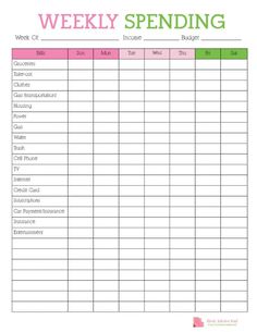 How to Save Money by Using a Calendar – Real Advice Gal Personal Budget, Budget Sheets, Budget Planning, Budgeting Worksheets