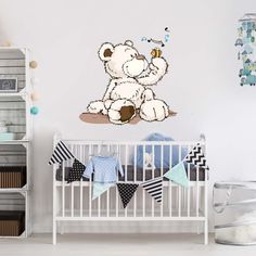 Baby Kinderzimmer Organizer Dschungel Tiere Blau Tasche Utensilo Bad Garderobe