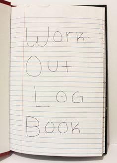 work out log book