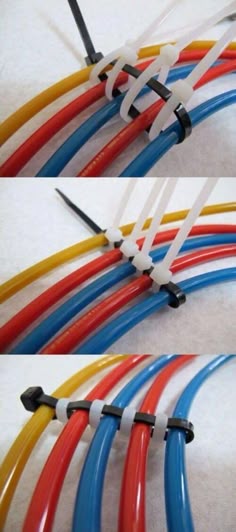 Cutogain Debajo del Organizador de la Bandeja de administraci/ón de Cables del Escritorio para los enchufes del Cargador del Poder del Cable de Alambre