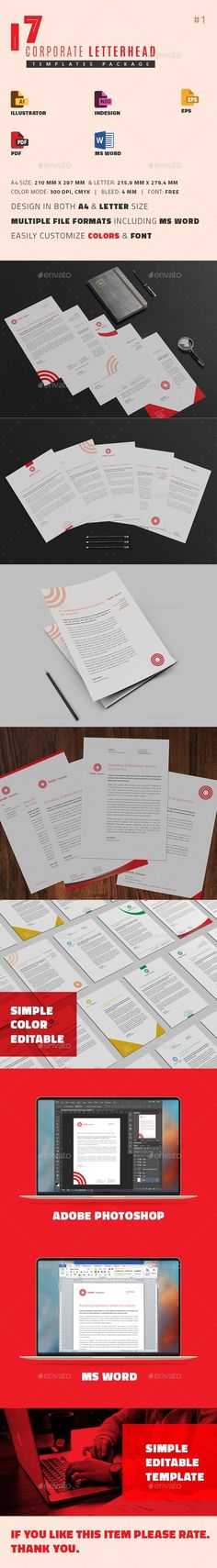 Letterhead Template Letterhead template, Template and Stationery - ms word letterhead templates free download Letterhead Template Letterhead template, Template and Stationery - ms word letterhead templates free download
