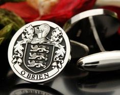 Select Gifts Macneil Scotland Heraldry Crest Sterling Silver Cufflinks Engraved Message Box