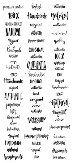 FAVORITE-HANDWRITTEN-FONTSjpg 650×850 pixels Arts and Crafts