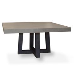 Square Dining Table wormy chestnut square dining table with gloss black legs | custom Square Dining Table wormy chestnut square dining table with gloss black legs | custom