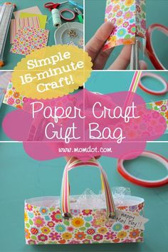 801 Best Household Diy Craft Activities Images In 2019 Bottle Paper Craft Gift Bag A Simple 15 Minute Idea