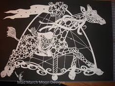 Garland The Carousel Unicorn Original Design Hand Cut Paper By Sarah Evans Garland The Carousel Unicorn Original Design Hand Cut Paper By Sarah Evans