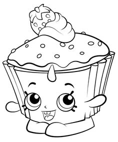 Exclusive Colouring Pages Cupcake Chic Shopkins Season 2 Coloring Printable And Book To Print For Free Find More Online
