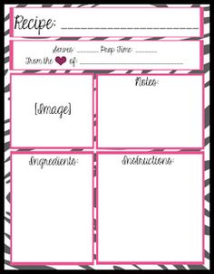 binder size recipe template