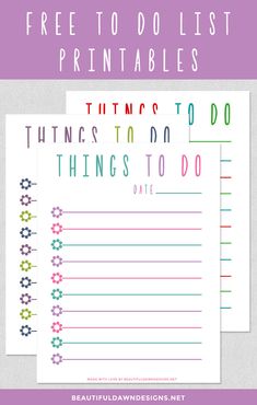 8 best to do lists printable images on pinterest organizers free