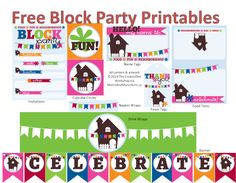 neighborhood party invitation template