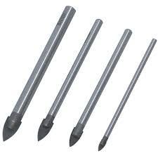 Single Masonry Drill Bits Tungsten Tipped For Use On Silverline Gl And Tile Drill Bits Tungsten Carbide Tipped Suitable For Drilling Ceramic Tiles