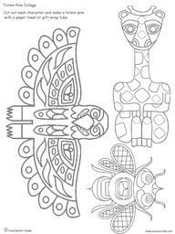 Smart image with totem pole printable Punchy image in totem pole printable