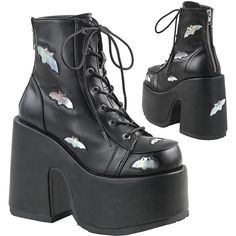 SALE DEMONIA Rockabilly Cyber Punk Gothic Oxfords 3 1//4/" Platform Shoes DANK-111