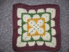 Ravelry: Larksfoot Inspired 12" Granny Square by From Home