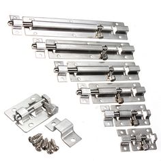 50mm Rhombic Padlock Shed Gate Security Set 5.5/" Hasp and Staple 3 Keys