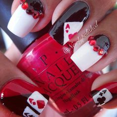 102 Best Harley Quinn Images On Pinterest In 2018 Interesting Embellished Card Nail Designs White French
