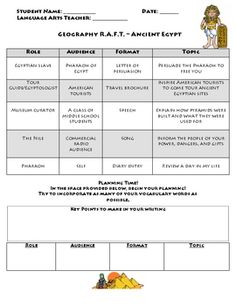 raft for social studies
