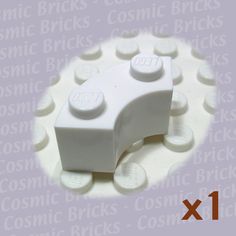 5 Pcs LEGO 41854 White 2X4 WHEEL ARCH 2 x 4 Plate