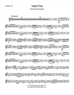 take five sheet music by dave brubeck dave brubeck sheet music take five drum sheet music