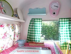 the perfect spot for a cuppa, in your caravan | Vintage Caravans ... the perfect spot for a cuppa, in your caravan | Vintage Caravans ...
