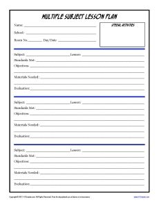 21 best lesson plan record keeping templates images teacher