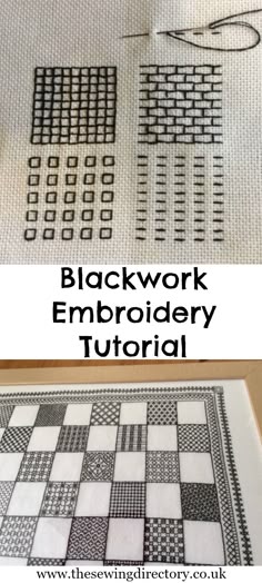 Blackwork Embroidery Tutorial - part of our 10-part hand embroidery series