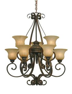 Golden Lighting Mayfair 9 Light 2 Tier Chandelier Gl 7116 Lc Light 2 Tier Chandelier Gl 7116 9 Lc