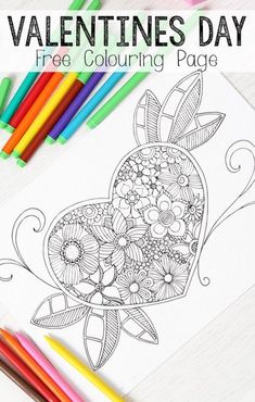 Heart Colouring Page For Grown Ups PagesFree ColoringColoring