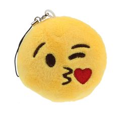 Cute Emoji iEmoji Emoticon Funny Toy Keychain Pocket Key Show Off
