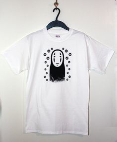 Men/'s No face free hugs spirited away Studio Ghibli anime T shirt