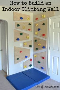 how to build an indoor climbing wall Storage Ideas, Diy Playroom, Toy Rooms, Kids Playroom, Playroom, Sensory Room, Bunks, Kids' Room, Storage