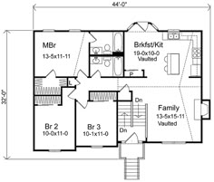 1970s Split-Level House Plans | Split Level House Plan 26040SD ... 1970s Split-Level House Plans | Split Level House Plan 26040SD ...