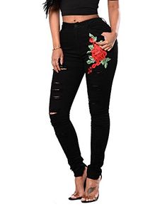 WSPLYSPJY Womens Adjustable Strap Hole Bib Pencil Denim Overall