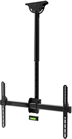Promounts Apex Full Motion Tv Ceiling Mount Bracket For 37 80 Rdquo Tvs Up To 110 Lbs Vesa From 200x200 To 600x40 In 2020 Tv Ceiling Mount Wall Mounted Tv Ceiling Tv