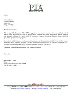 request for donation letter