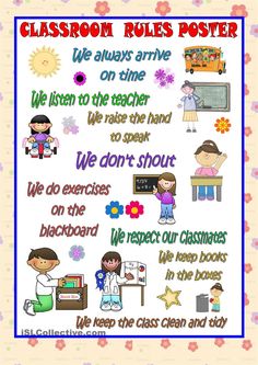classroom rules that are tangible and easy for younger students to classroom rules for elementary