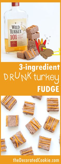 245 best food crafts thanksgiving images on pinterest deserts drunk turkey boozy fudge