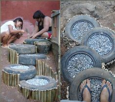 Garden Ideas With Tires 20 creative ways to repurpose old tires | painted tires, tire Garden Ideas With Tires 20 creative ways to repurpose old tires | painted tires, tire
