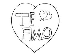 resultado de imagen para imagenes de amor para dibujar te amo