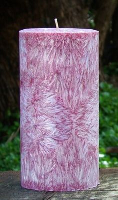 70hr BLUE GUM /& CITRONELLA PILLAR PARTY Candle FUNKY HOT PINK INSECT REPELLENT