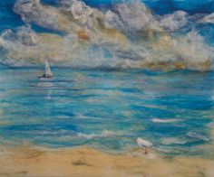 Felted painting