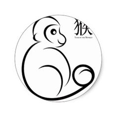 21 best chinese monkey tattoo outline images monkey tattoos monkey outline